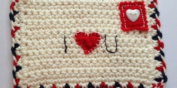 knitted love letter