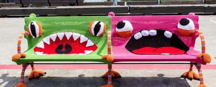 yarn bombing day